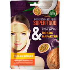 Hidrogel Üz Maskası Fito Super Food Nəmləndirici Kokos Və Ehtiras Meyvəsı 38 gr