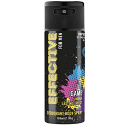Sprey Dezodorant Kişilər Üçün Effective Game 150 ml