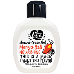 Duş Üçün Krem-Gel Bisou Monolove Bio Qidalandırıcı Manqo 100 ml