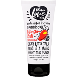 Bədən üçün krem-sorbet Bisou Monolove Bio manqolu 150 ml