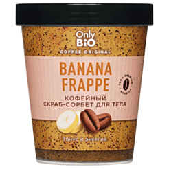 Bədən Üçün Skrab-Sorbet Only Bio Coffee Original Banana Frappe 230 ml