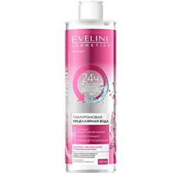 Мицеллярная вода Eveline Facemed Гиалуроновая 3 в 1 400 мл