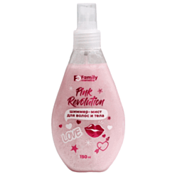 Мист для тела с шиммером Family Cosmetics Pink Revolution 150 мл