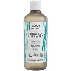 Duş Geli I Love Naturals Berqamot Və Dəniz Yosunu 500 ml