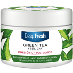 Bədən Və Əl Üçün Nəmləndirici Krem Deep Fresh Yaşıl Çay 250 ml