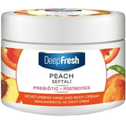 Bədən Və Əl Üçün Nəmləndirici Krem Deep Fresh Şaftalı 250 ml