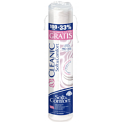 Pambıq Disklər Cleanic Soft & Comfort 100+33% ədəd