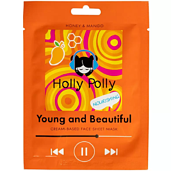 Parça Üz Maskası Holly Polly Young And Beautiful Manqo Və Bal Ekstraktı Qidalandırıcı 22 qr