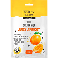Üz Üçün Maska-Skrab Beautyderm Juicy Apricot 10 ml