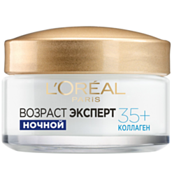 Üz Kremi Loreal Nəmləndirici Və Qırışlara Qarşı 35+ Gecə Üçün 50 ml