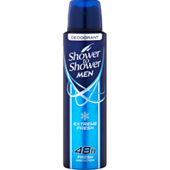 Sprey Dezodorant Kişilər Üçün Shower To Shower Təravət Ekstrim 150 ml
