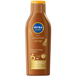 Günəşdən Qoruyucu Losyon Nivea Sun Qızılı Qaralma Spf 6+ 200 ml