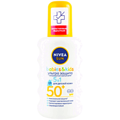 Günəşdən Qoruyucu Sprey Nivea Sun Ultra Müdafiə Uşaqlar Üçün Spf 50+ 200 ml