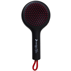 Расчёска Nascita зеркальная выдвижная черно-красная