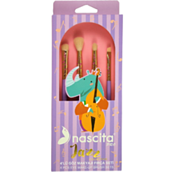 Набор кистей Nascita Jazz Collection для глаз 4 шт