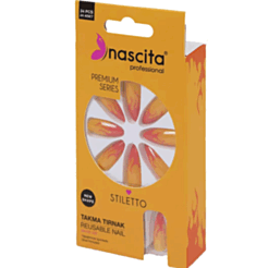 Taxma Dırnaqlar Nascita Stiletto Beige Designed