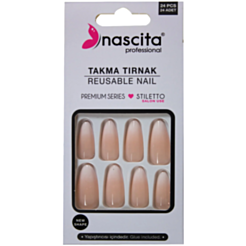 Taxma Dırnaqlar Nascita Stiletto French Ombre