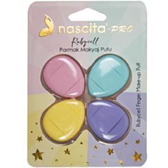 Makiyaj Süngəri Nascita Rubycell Finger 4 ədəd