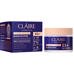 Üz Kremi Claire Collagen Active Pro Gündüz Üçün 55+ 50 ml