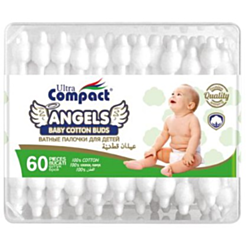 Uşaq Üçün Pambıq Çubuqları 60 ədəd