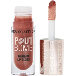 Dodaq parladıcısı Revolution Pout Bomb Nude Glow