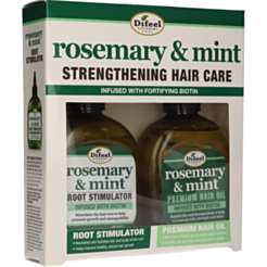 Dəst Difeel İkili Paket Root Stimulator & Saç Yağı - Rozmarin & Nanə 210 ml