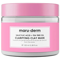 Глиняная маска для лица Maruderm с маслом чайного дерева и салициловой кислотой, 100 мл