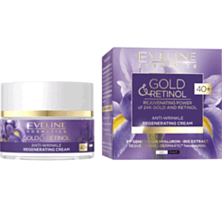 Üz Kremi Eveline Gold & Retinol Qırışlara Qarşı Və Regenerasiya 40+ 50 ml