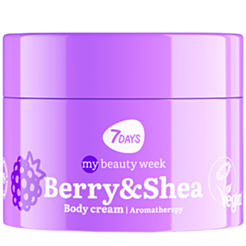 Bədən kremi 7 Days giləmeyvə və şi yağı nəmləndirici 300 ml