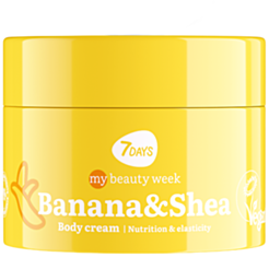Bədən kremi 7 Days banan və şi yağı qidalandırıcı 300 ml