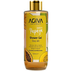 Гель для душа Agiva Манго и папайя 500 мл
