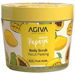 Bədən Skrabı Agiva Manqo və Papaya 300 ml