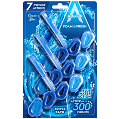 Tualet Təmizləyici Blok Astonish Foam&Fresh Okean 3 ədəd