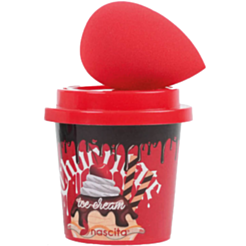 Makiyaj Süngəri Nascita Chocolate Plastic Box Red Lateksiz 1 ədəd