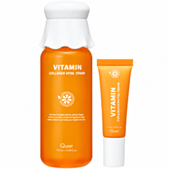 Тонер Quret Vitamin Collagen Vital 115 мл + 10 мл