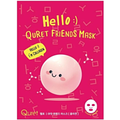 Parça Üz Maskası Quret Hello :) Friends Kollagen 25 qr