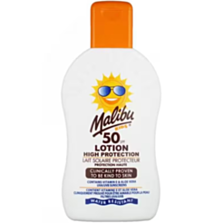Uşaqlar Üçün Günəşdən Qoruyucu Losyon Malibu Kids Suya Davamlı Spf 50+ 200 ml