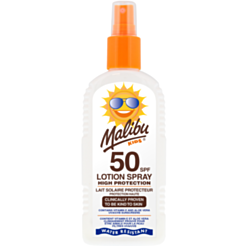 Uşaqlar Üçün Günəşdən Qoruyucu Losyon-Sprey Malibu Kids Suya Davamlı Spf 50+ 200 ml