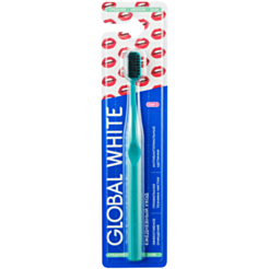 Diş Fırçası Global White Medium Yaşıl