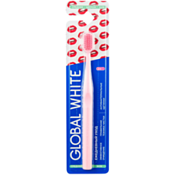 Diş Fırçası Global White Medium Çəhrayi