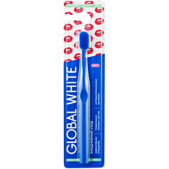 Diş Fırçası Global White Medium Mavi