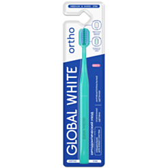 Diş Fırçası Global White Ortho Medium And Hard Firuzəyi