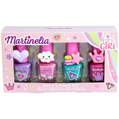 Uşaq Üçün Dəst Martinelia Super Girl Nails & Rings 