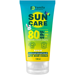 Günəşdən Qoruyucu Krem Family Cosmetics Uşaqlar Üçün Spf 80+ 130 ml