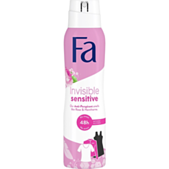 Sprey Antiperspirant Qadınlar Üçün Fa Invisible Sensitive 150 ml