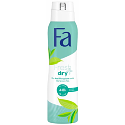 Sprey Antiperspirant Qadınlar Üçün Fa Fresh Dry Green Tea 150 ml