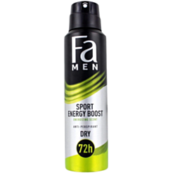 Sprey Antiperspirant Kişilər Üçün Fa Sport Energy Boost 150 ml