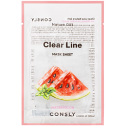Parça Üz Maskası Consly Clear Line Qarpız 25 ml