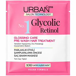 Saç Maskası Urban Care Glycolic Retinol Yumadan Öncə Parıldadıcı 50 ml
