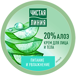 Üz Və Bədən Üçün Krem Çistaya Liniya Nəmləndirici Aloe 50 ml